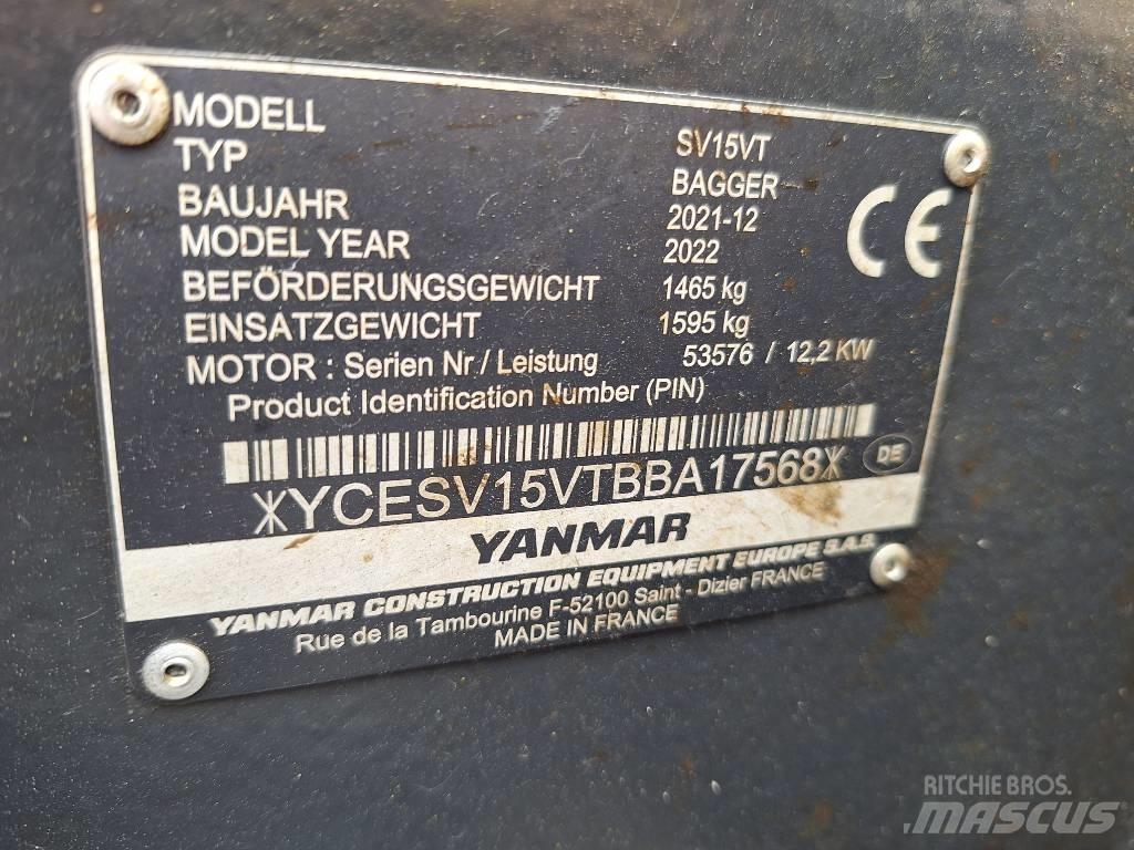 Yanmar SV 15 Εκσκαφάκι (διαβολάκι) < 7t