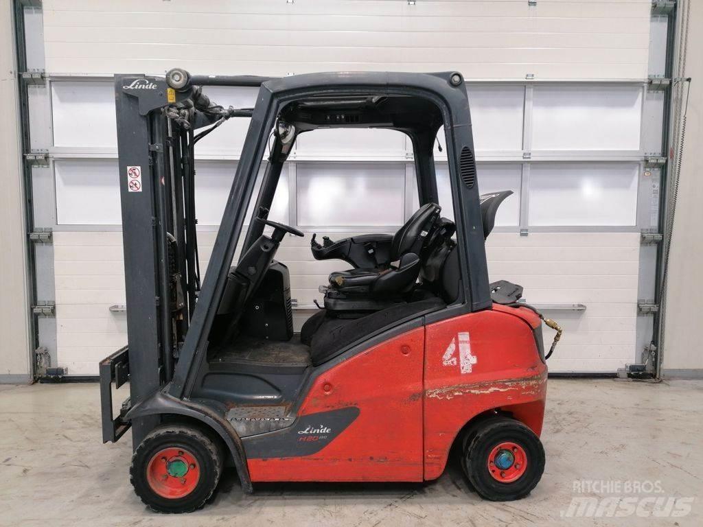Linde H20T-01 Περονοφόρα ανυψωτικά κλαρκ με φυσικό αέριο LPG