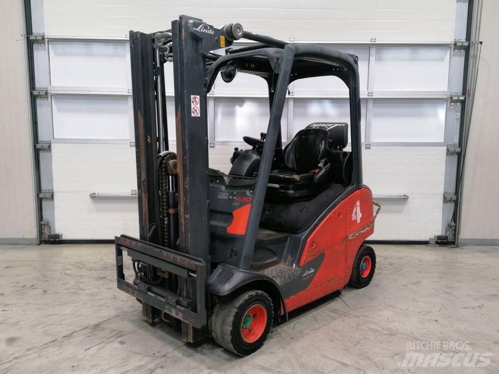 Linde H20T-01 Περονοφόρα ανυψωτικά κλαρκ με φυσικό αέριο LPG