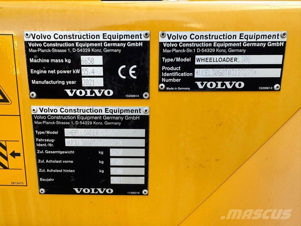 Volvo L30G Φορτωτές με λάστιχα (Τροχοφόροι)