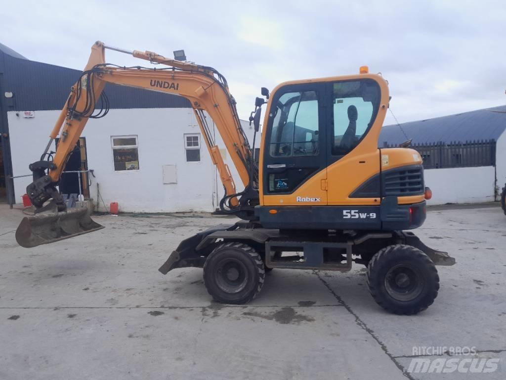 Hyundai R55 W-9 Εκσκαφείς με τροχούς - λάστιχα