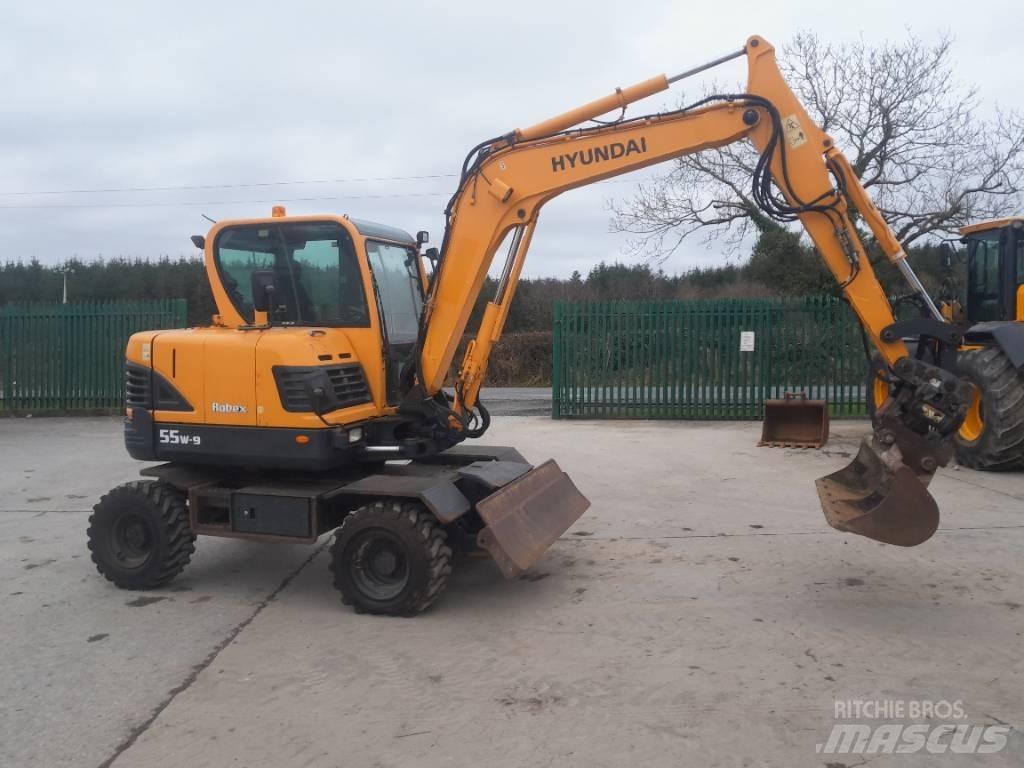 Hyundai R55 W-9 Εκσκαφείς με τροχούς - λάστιχα