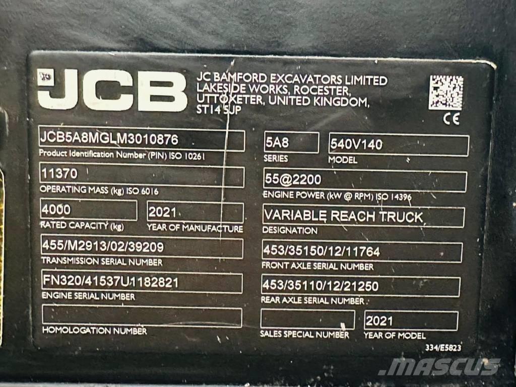 JCB 540-140 Τηλεσκοπικοί ανυψωτές