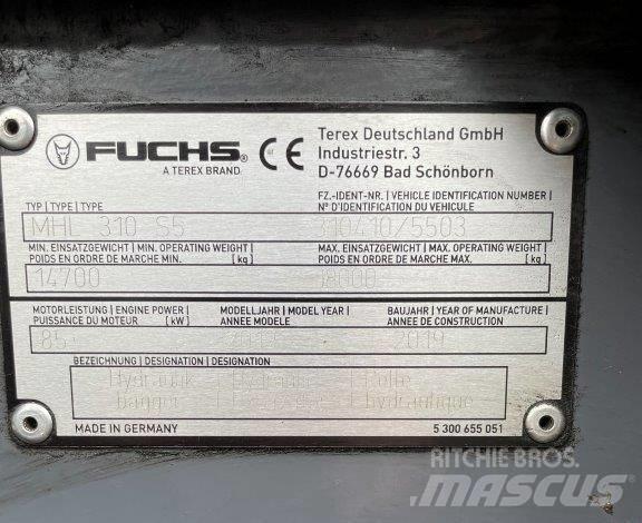 Fuchs MHL310F Βιομηχανικά μηχανήματα διαχείρισης αποβλήτων