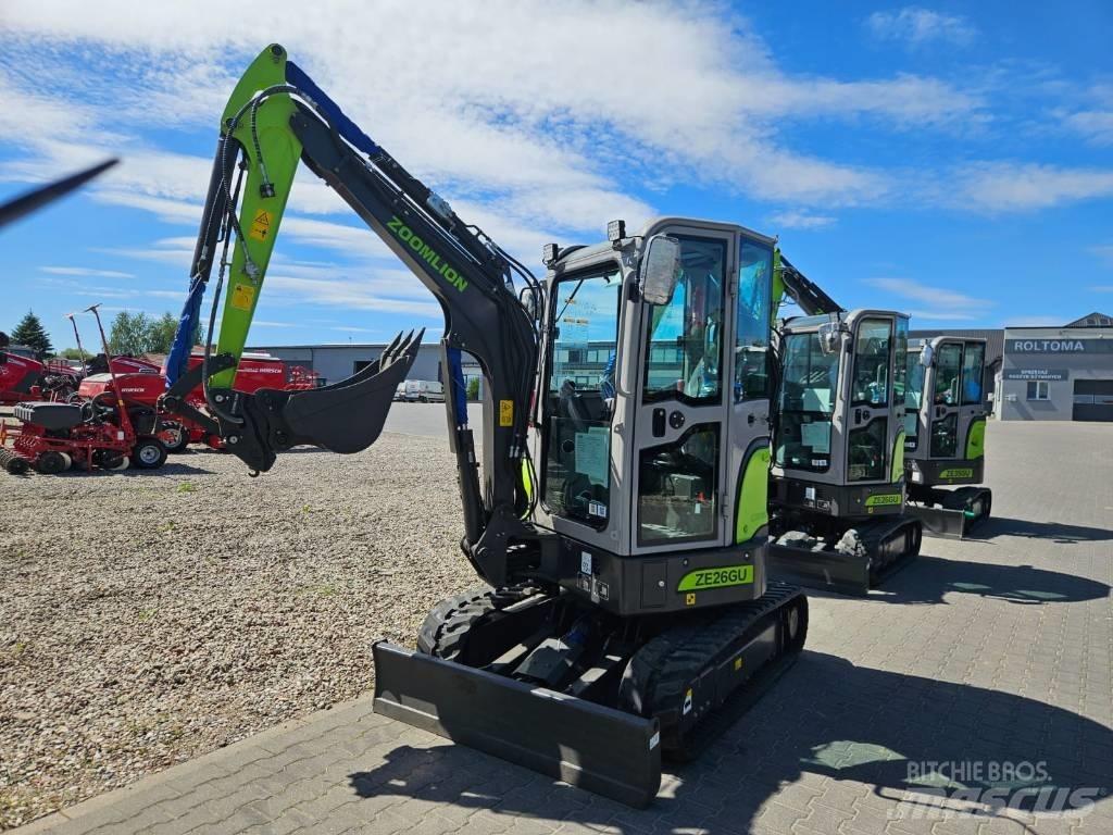 Zoomlion ZE26GU Εκσκαφάκι (διαβολάκι) < 7t