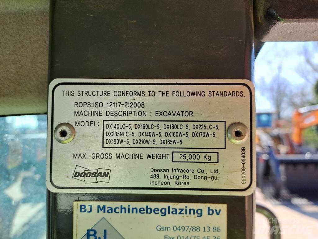 Doosan DX140W-5 Εκσκαφείς με τροχούς - λάστιχα
