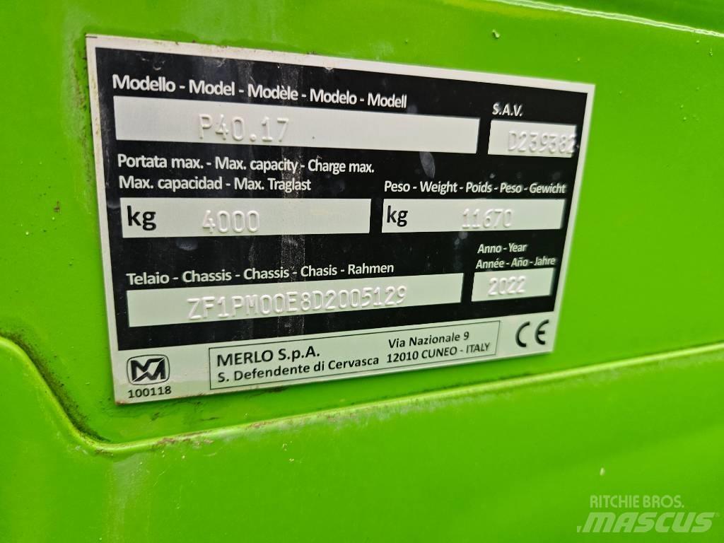 Merlo P 40.17 Τηλεσκοπικοί ανυψωτές