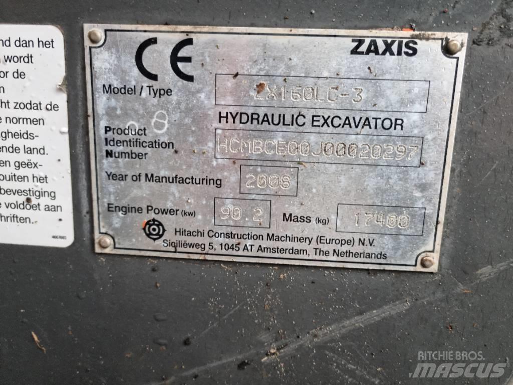 Hitachi ZX 160 Εκσκαφείς με ερπύστριες