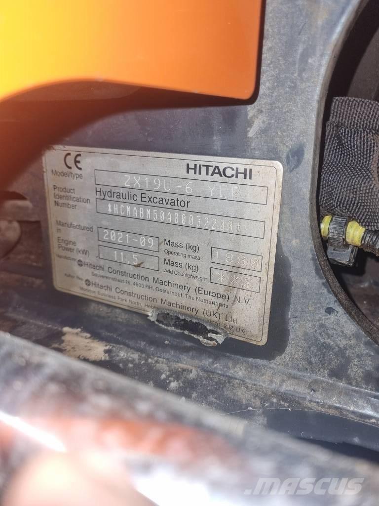 Hitachi ZX 19 U Εκσκαφάκι (διαβολάκι) < 7t