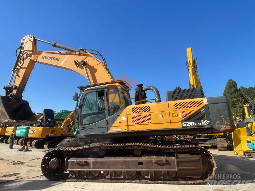 Hyundai Robex 520 VS Εκσκαφείς με ερπύστριες