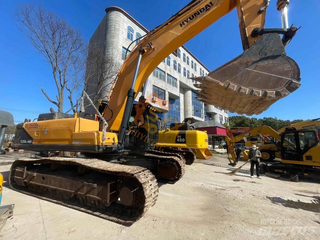 Hyundai Robex 520 VS Εκσκαφείς με ερπύστριες