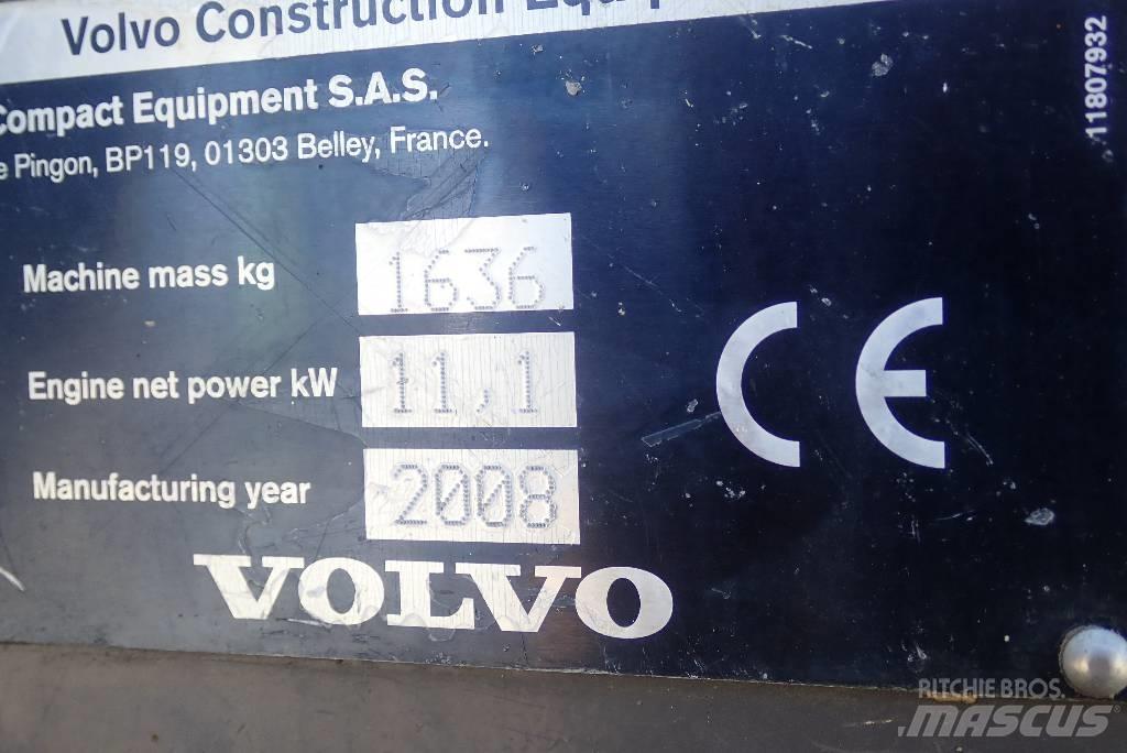 Volvo EC 15 B Εκσκαφάκι (διαβολάκι) < 7t