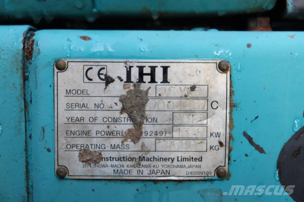 IHI 25 VX 3 Εκσκαφάκι (διαβολάκι) < 7t