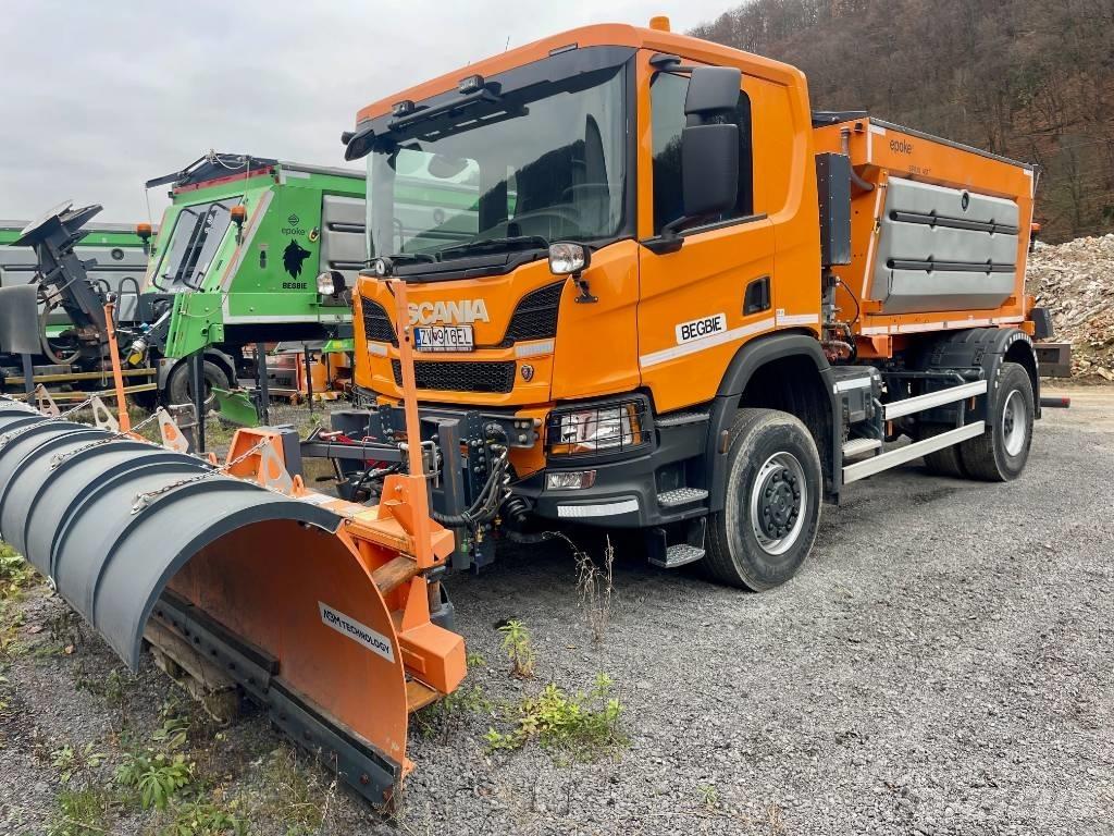 Scania P 410 Διαστρωτήρες άμμου και αλατιού
