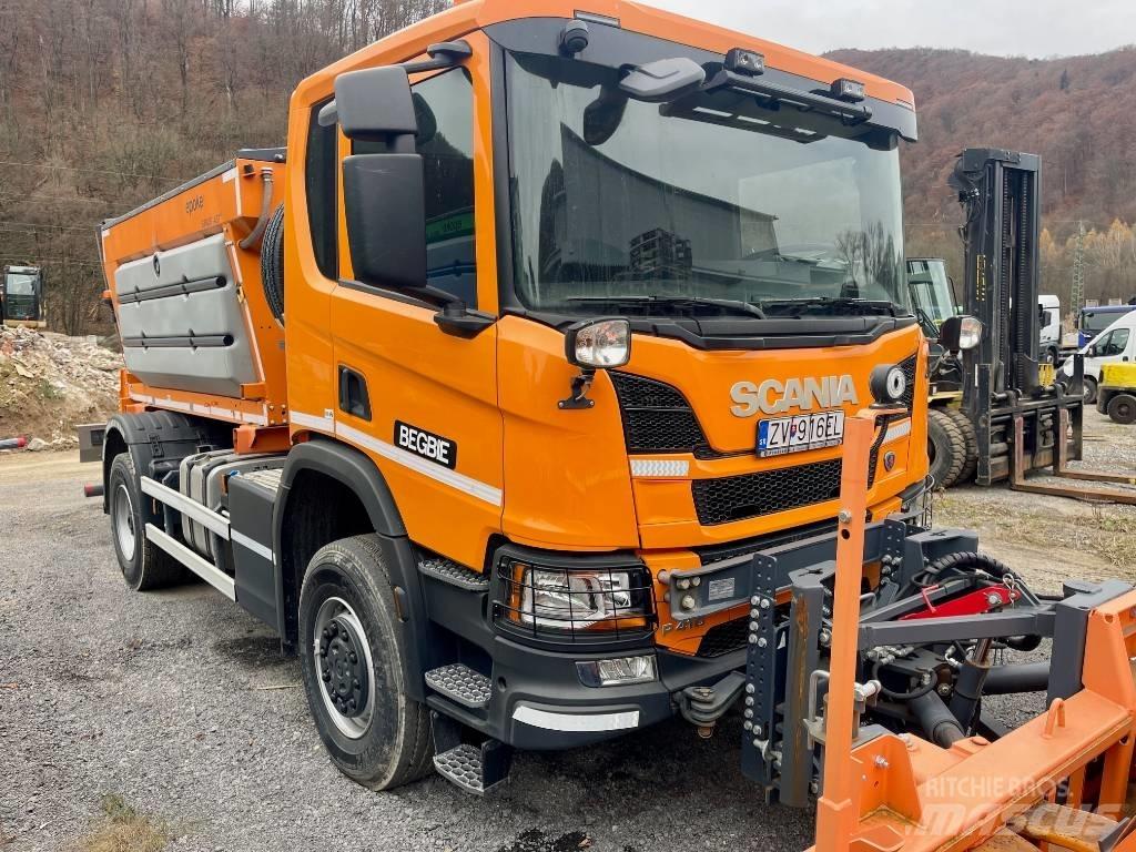Scania P 410 Διαστρωτήρες άμμου και αλατιού