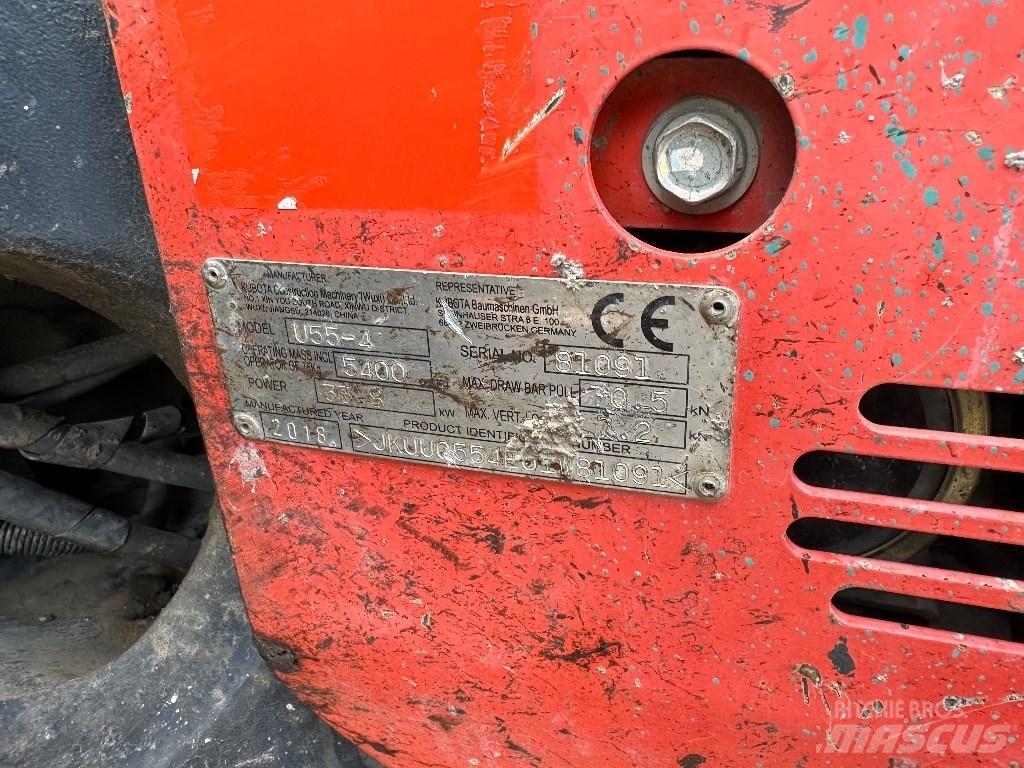 Kubota KX 055-4 Εκσκαφάκι (διαβολάκι) < 7t