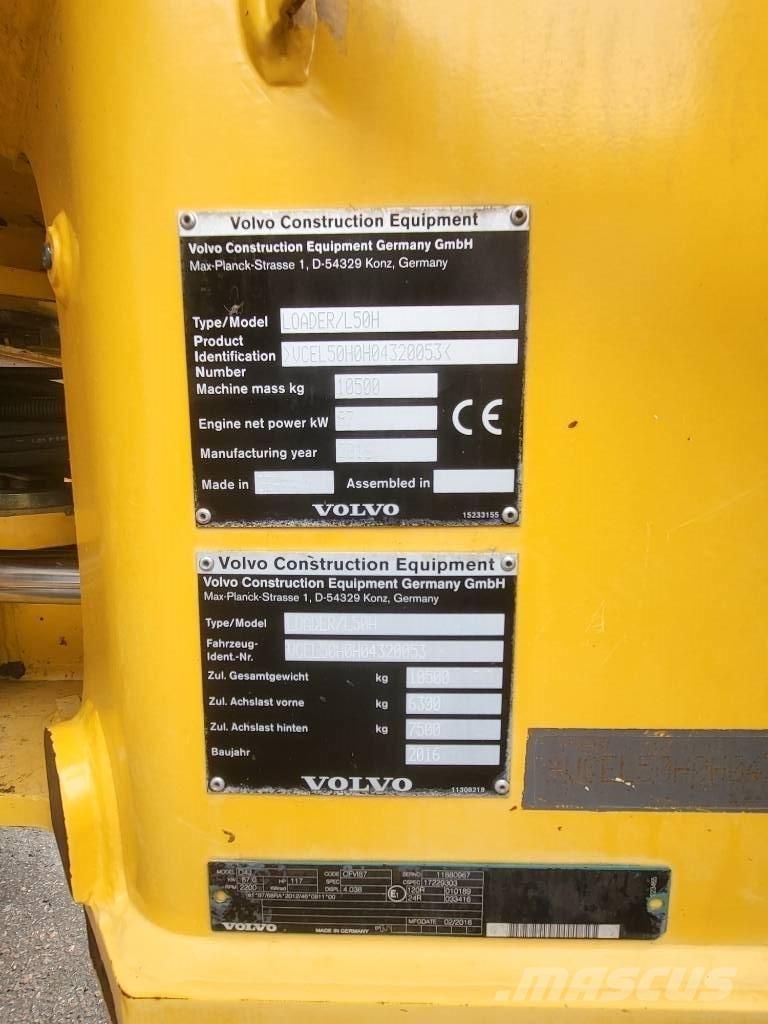 Volvo L 50 H Φορτωτές με λάστιχα (Τροχοφόροι)