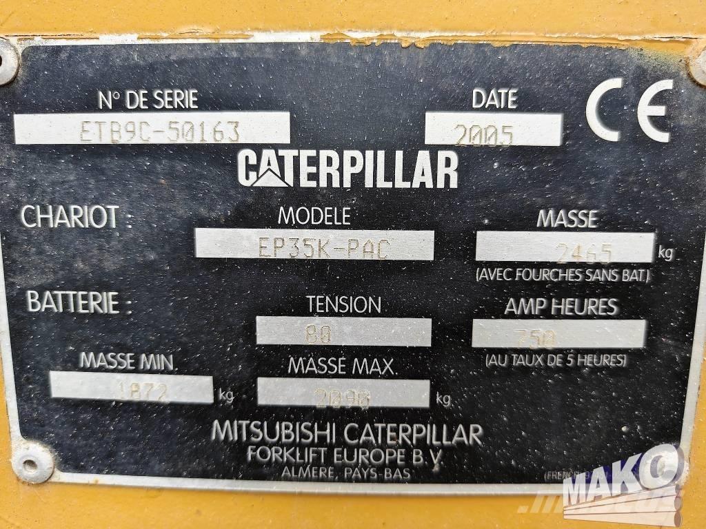 CAT EP 35 K PAC Ηλεκτρικά περονοφόρα ανυψωτικά κλαρκ