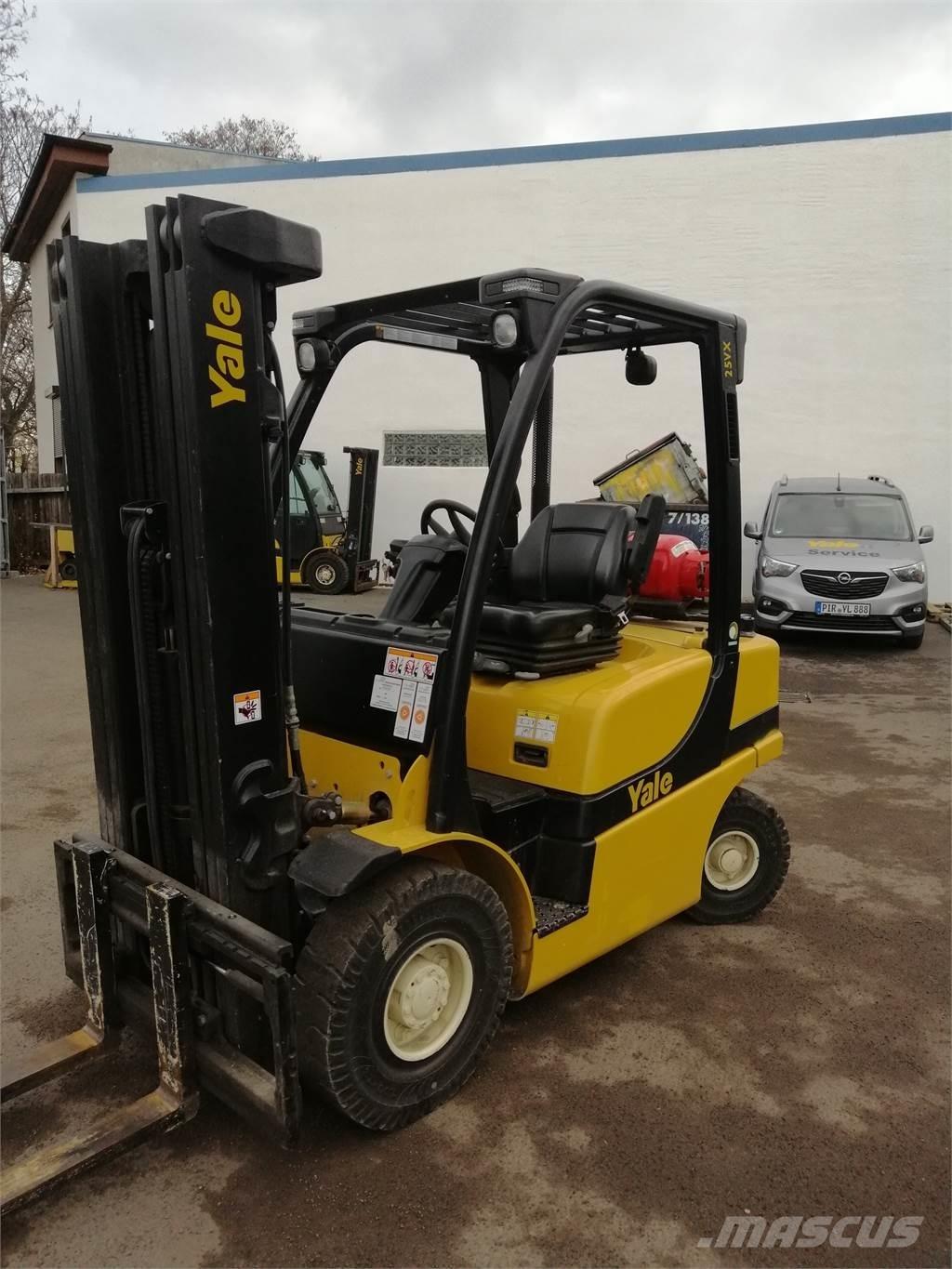 Yale GLP25VX-V Περονοφόρα ανυψωτικά κλαρκ με φυσικό αέριο LPG