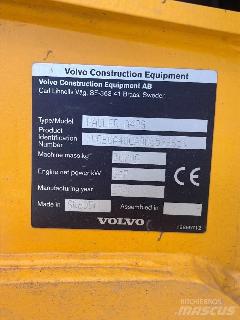 Volvo A40G Σπαστό Dump Truck ADT
