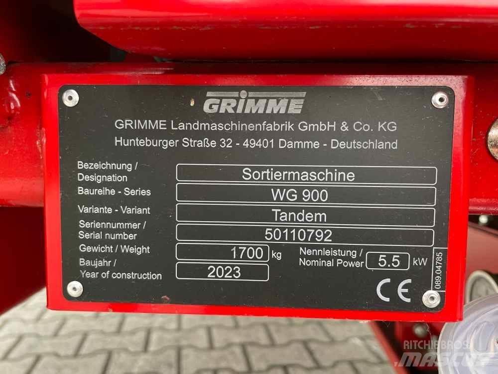 Grimme WG 900 Εξοπλισμός διαλογής