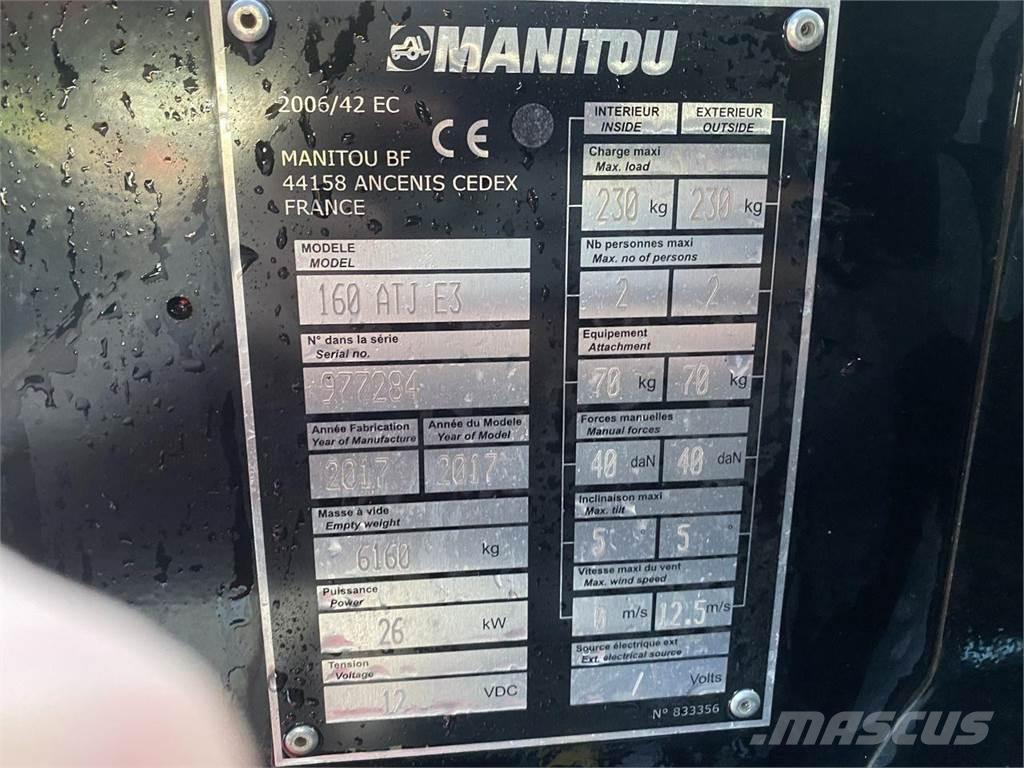 Manitou 160ATJ RC Ανυψωτήρες με αρθρωτό βραχίονα