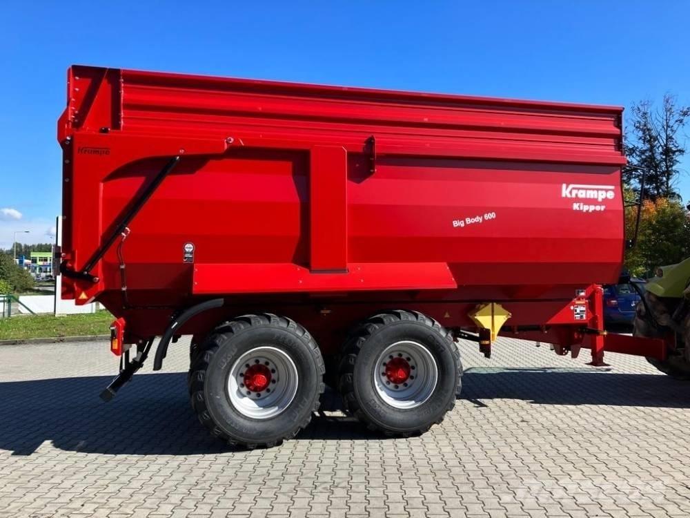 Krampe Big Body 600 Ανατρεπόμενες ρυμούλκες