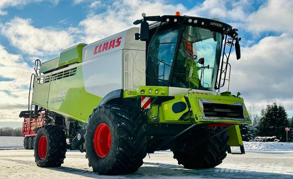 CLAAS Lexion 670 Θεριζοαλωνιστικές μηχανές