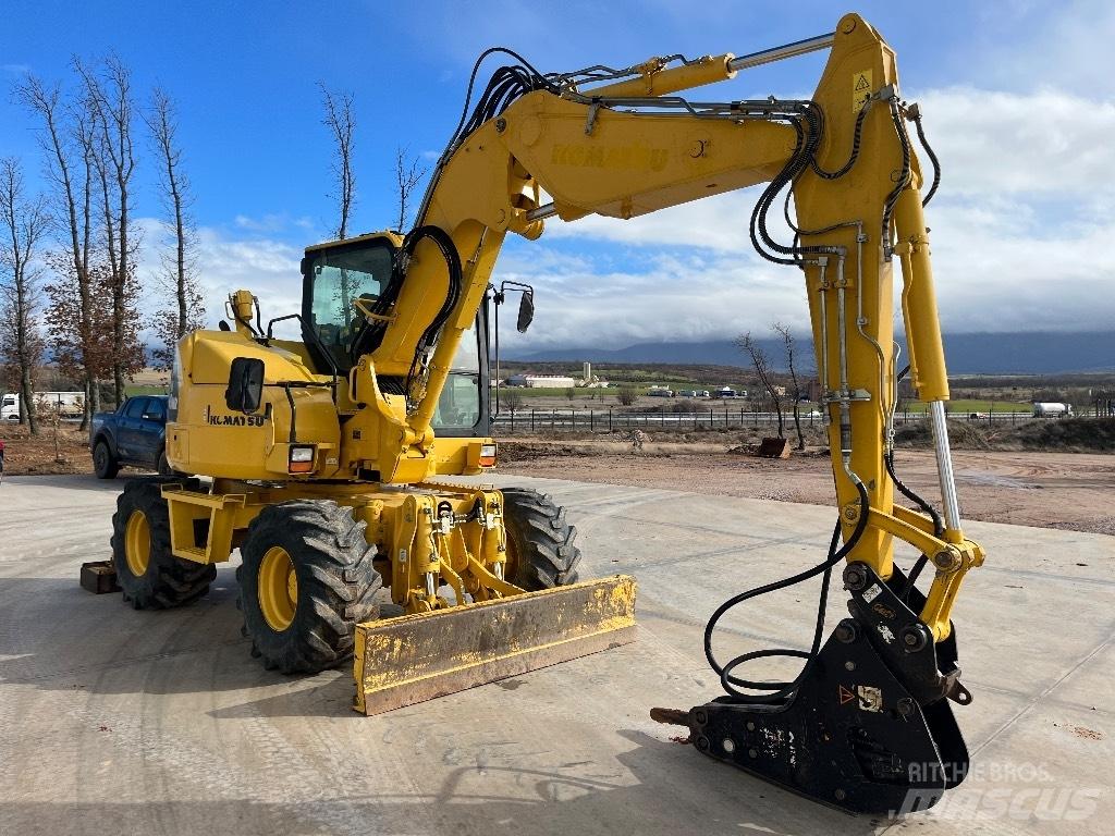 Komatsu PW 98 MR-8 Εκσκαφείς με τροχούς - λάστιχα