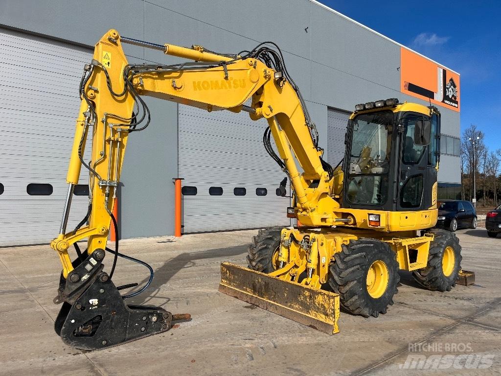 Komatsu PW 98 MR-8 Εκσκαφείς με τροχούς - λάστιχα