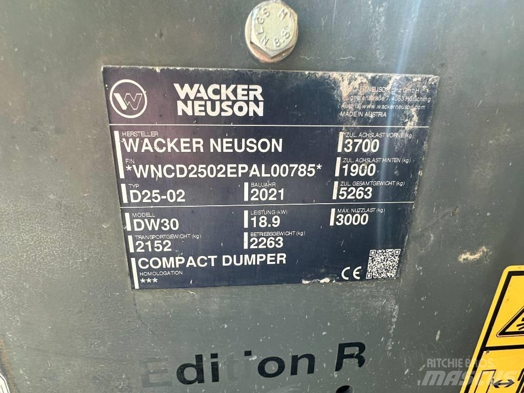 Wacker Neuson DW 30 Dumpers εργοταξίου