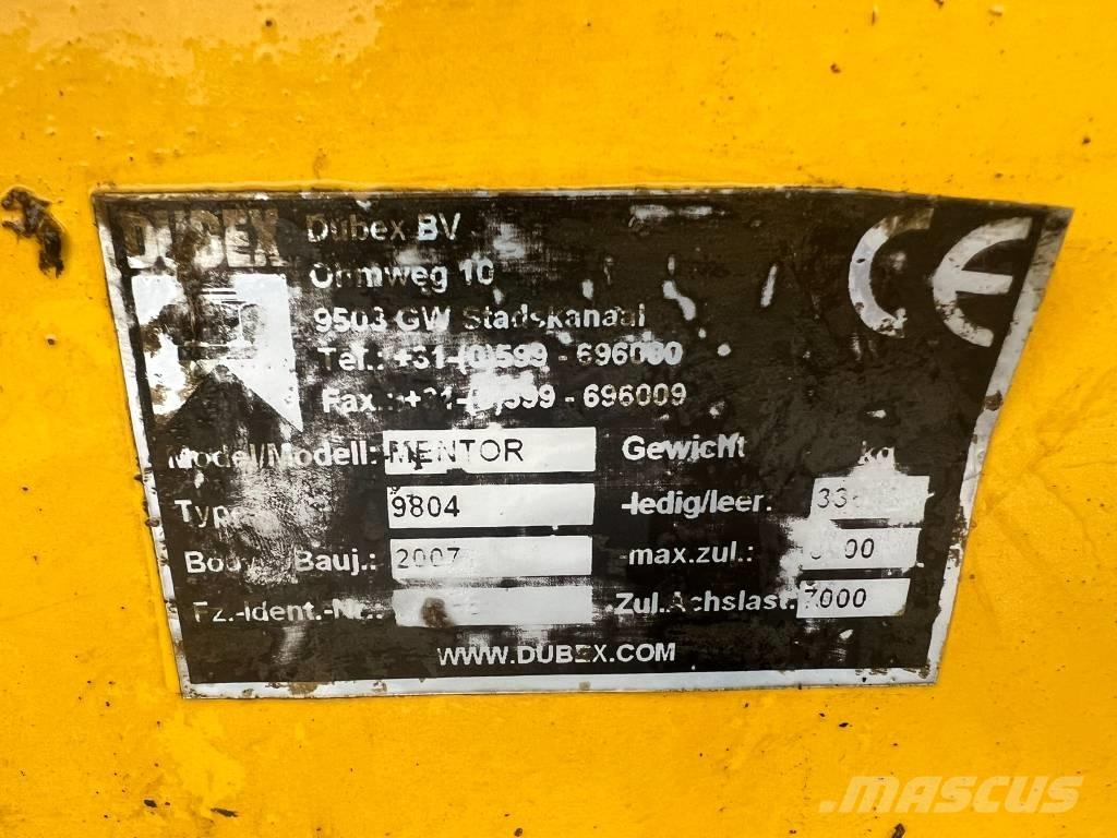 Dubex Mentor 9804 Ρυμουλκούμενα ψεκαστικά