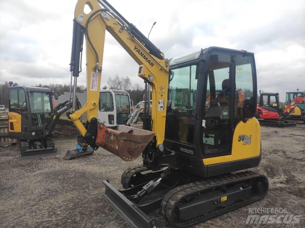 Yanmar SV 26 2017r Εκσκαφάκι (διαβολάκι) < 7t