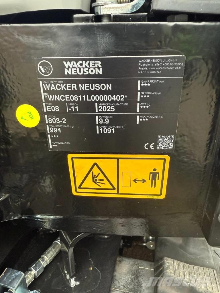 Wacker Neuson 803 Εκσκαφάκι (διαβολάκι) < 7t