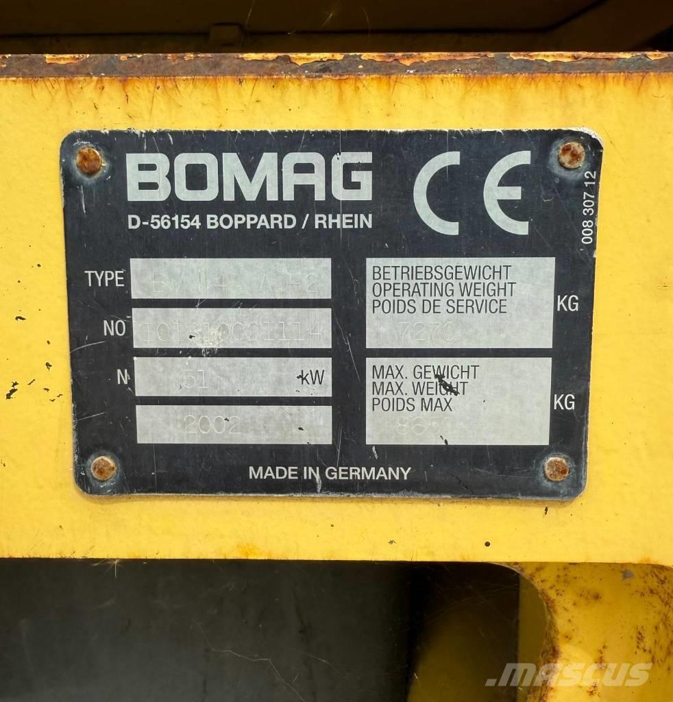 Bomag BW 144 AD-2 Οδοστρωτήρες διπλού κυλίνδρου