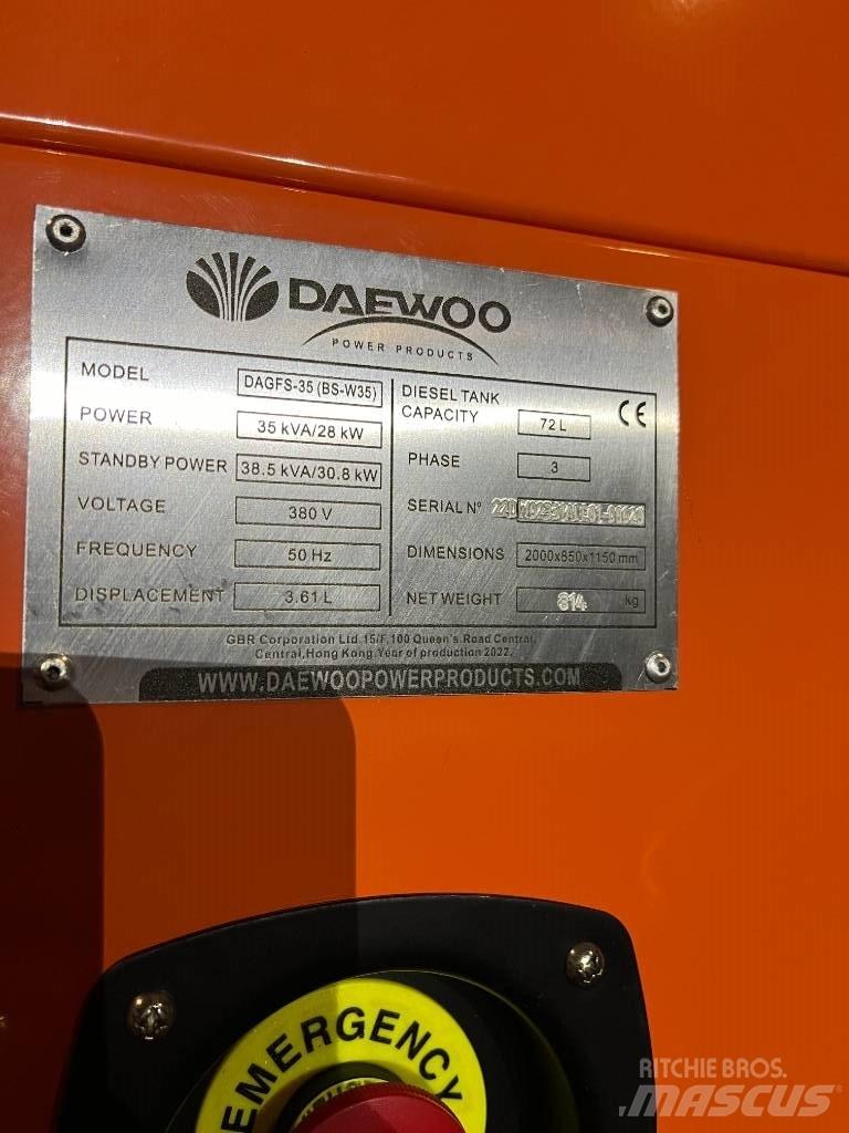 Daewoo Dagfs-35 Γεννήτριες ντίζελ