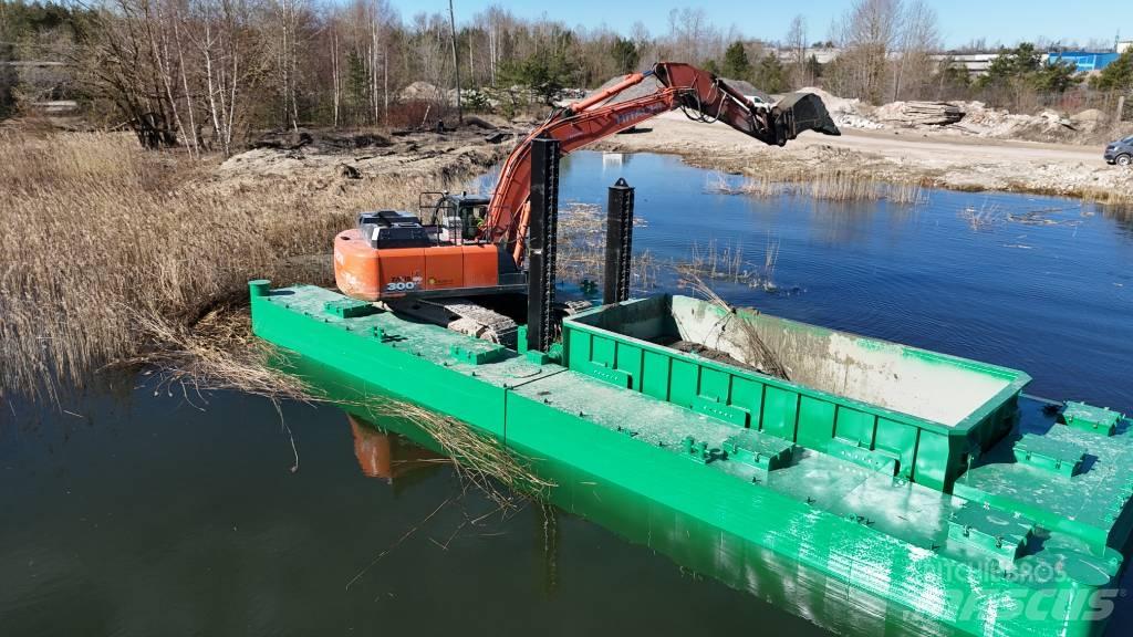  Dredge pontoon barge Βυθοκόροι