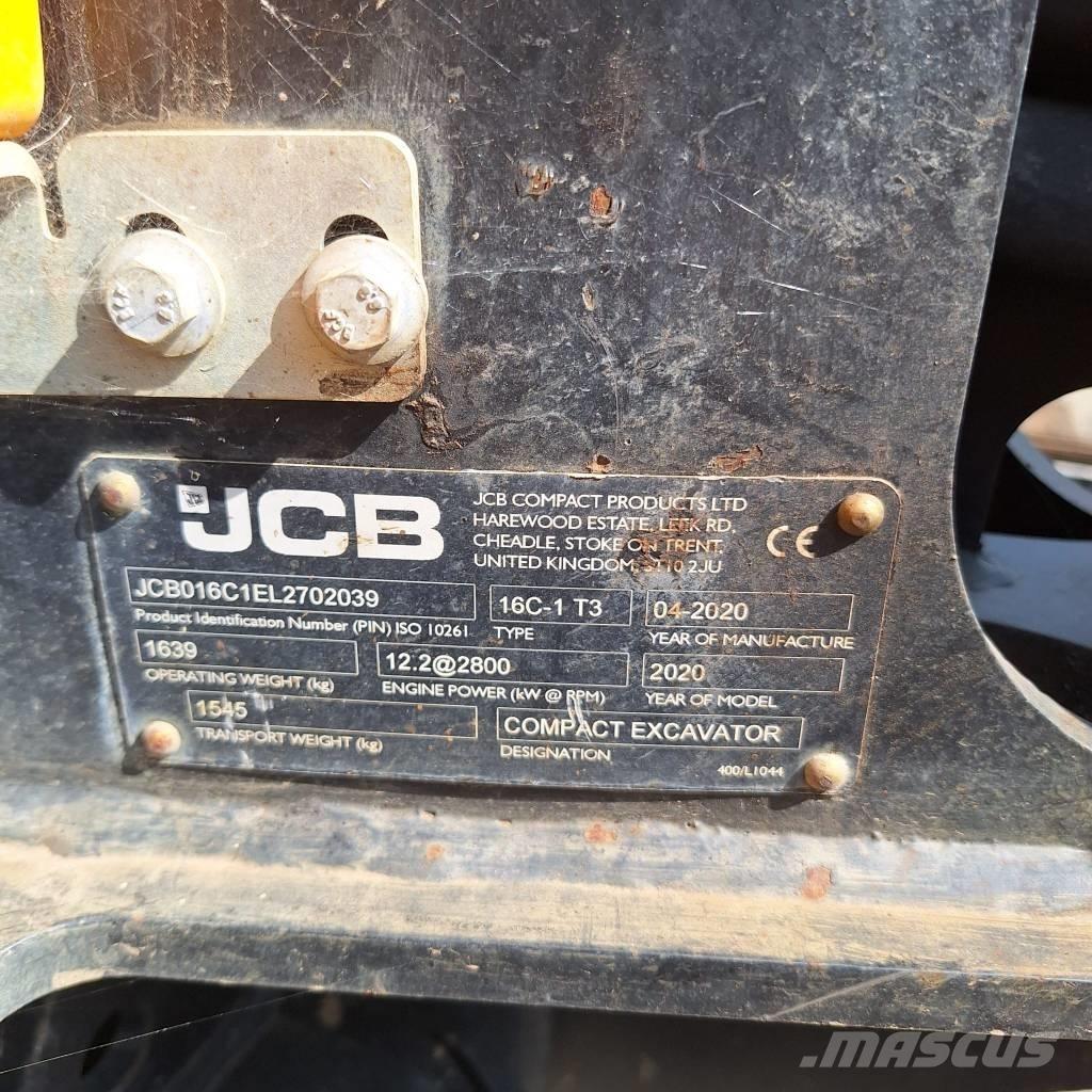 JCB 16 C-1 Εκσκαφάκι (διαβολάκι) < 7t