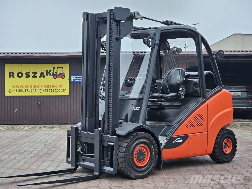 Linde H35T-02 Περονοφόρα ανυψωτικά κλαρκ με φυσικό αέριο LPG