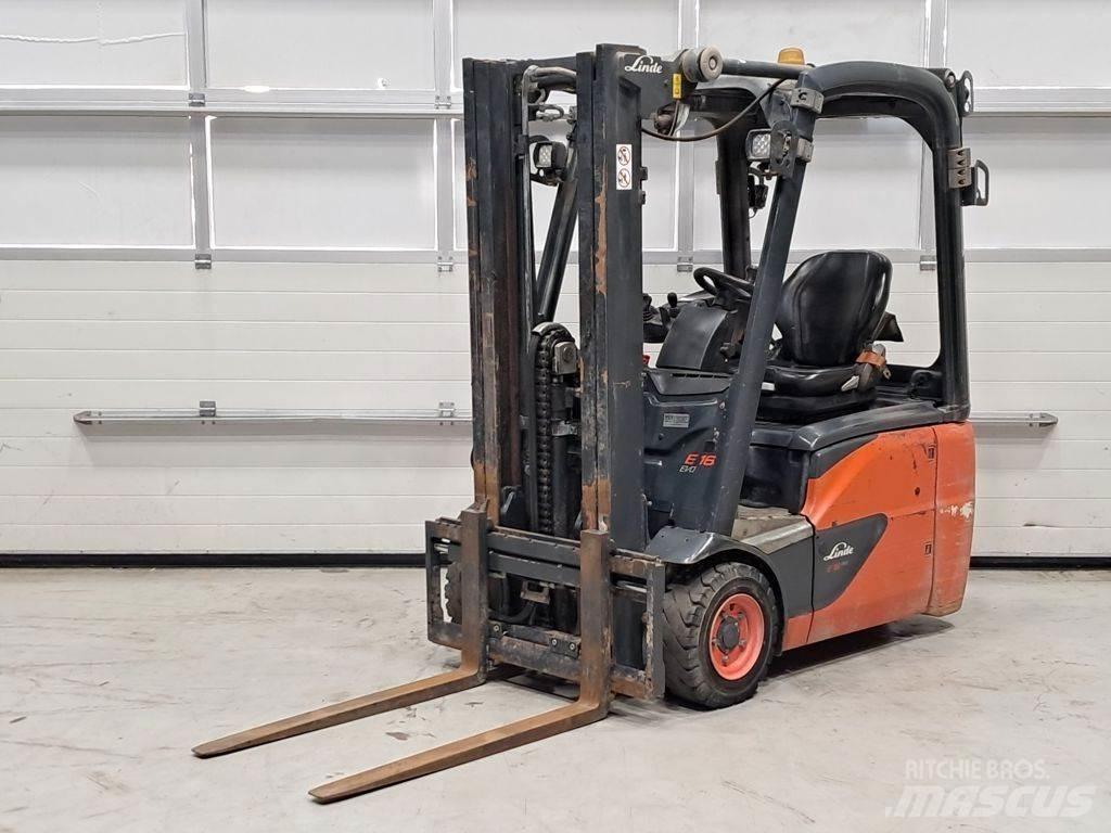 Linde E16C-03 Ηλεκτρικά περονοφόρα ανυψωτικά κλαρκ