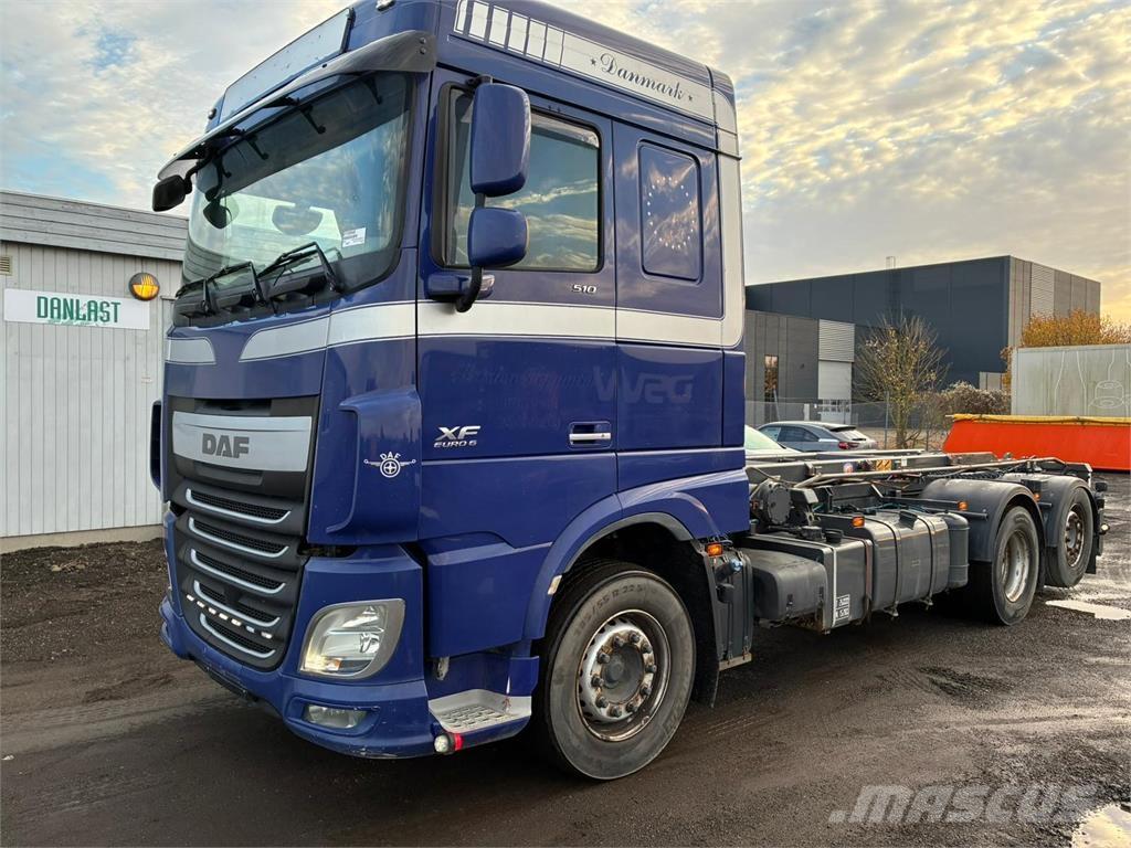 DAF XF 510 FAN Φορτηγά με γερανό & γάτζο