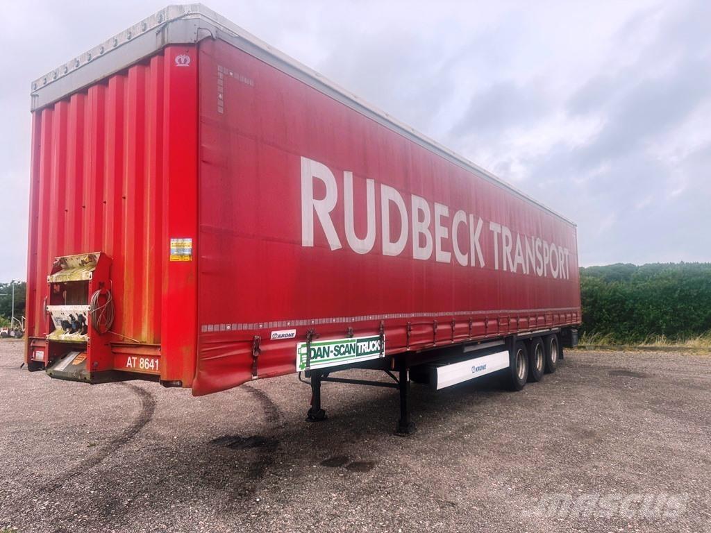 Krone 3 aksl. Ημιρυμούλκες Κουρτίνα