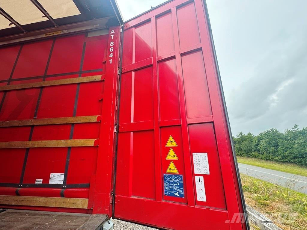 Krone 3 aksl. Ημιρυμούλκες Κουρτίνα