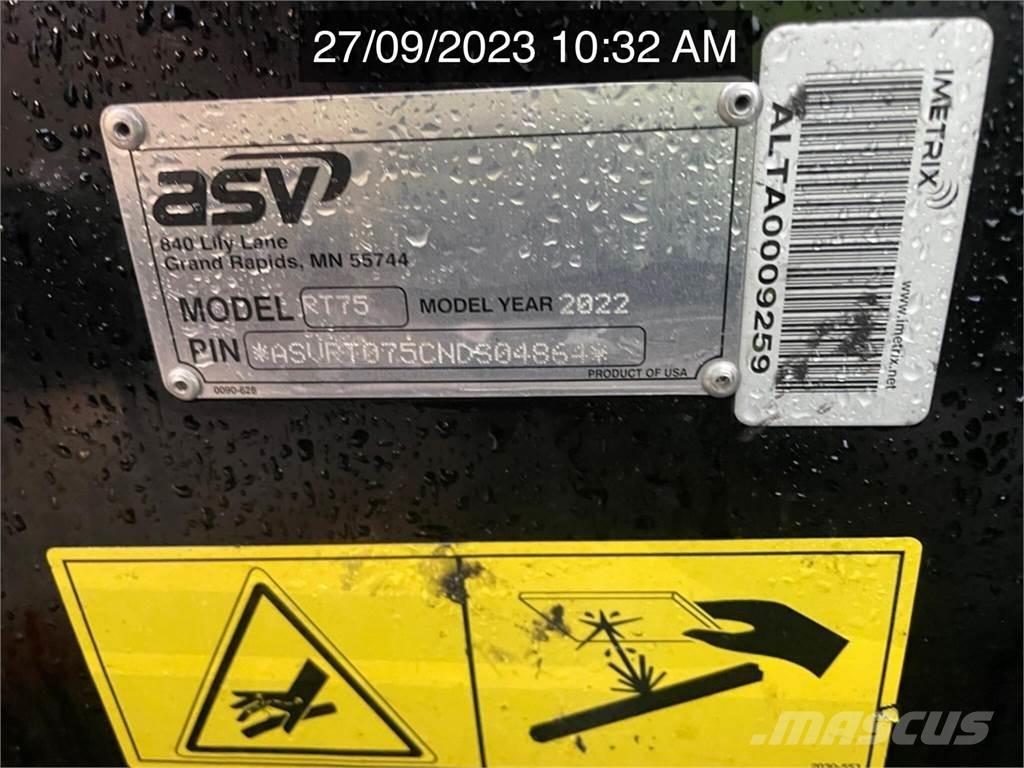 ASV POSI-TRACK RT75 Φορτωτάκια