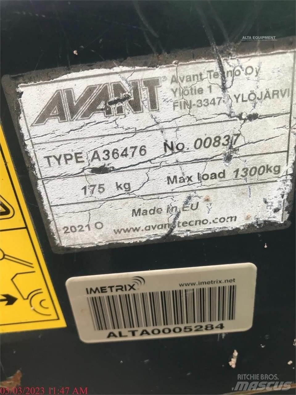 Avant 755I Φορτωτές με λάστιχα (Τροχοφόροι)