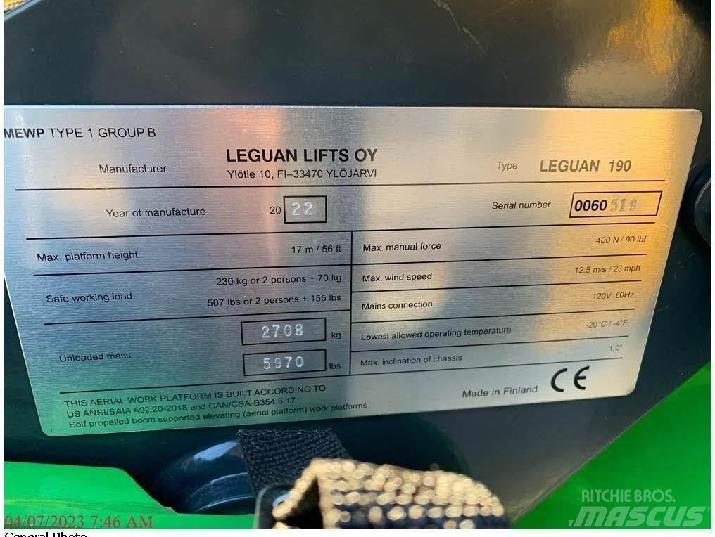 Avant LEGUAN 190 Ανυψωτήρες με αρθρωτό βραχίονα