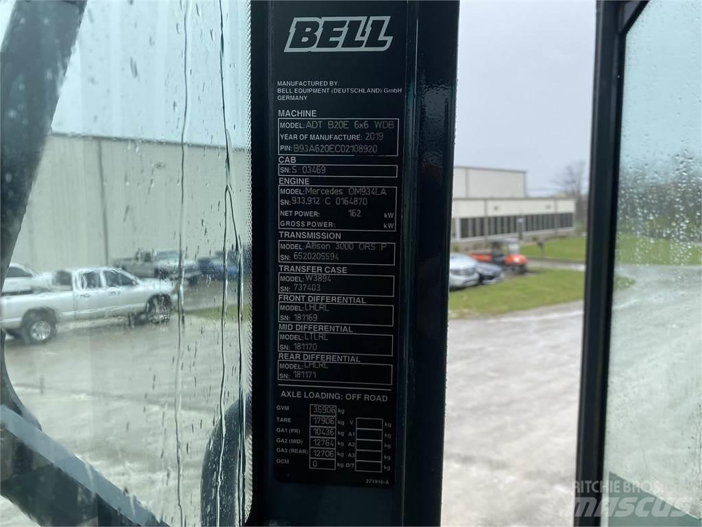 Bell B20E Σπαστό Dump Truck ADT
