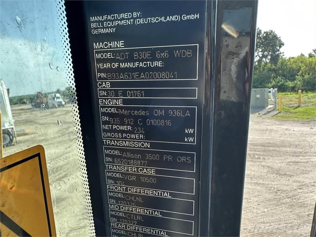 Bell B30E Σπαστό Dump Truck ADT