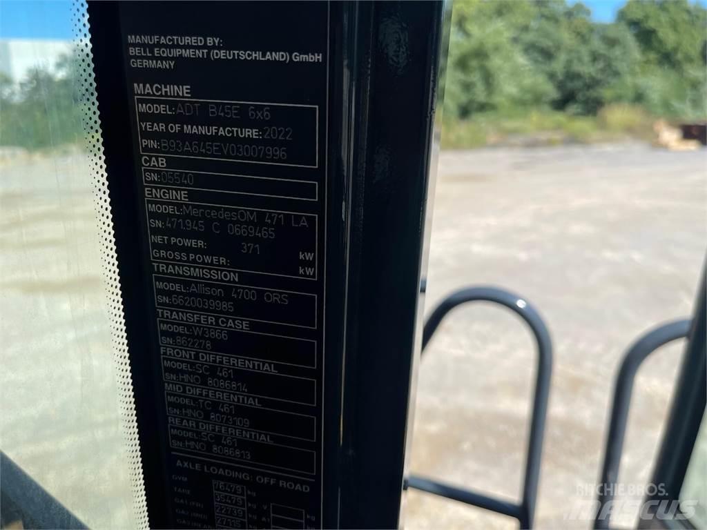 Bell B45E Σπαστό Dump Truck ADT