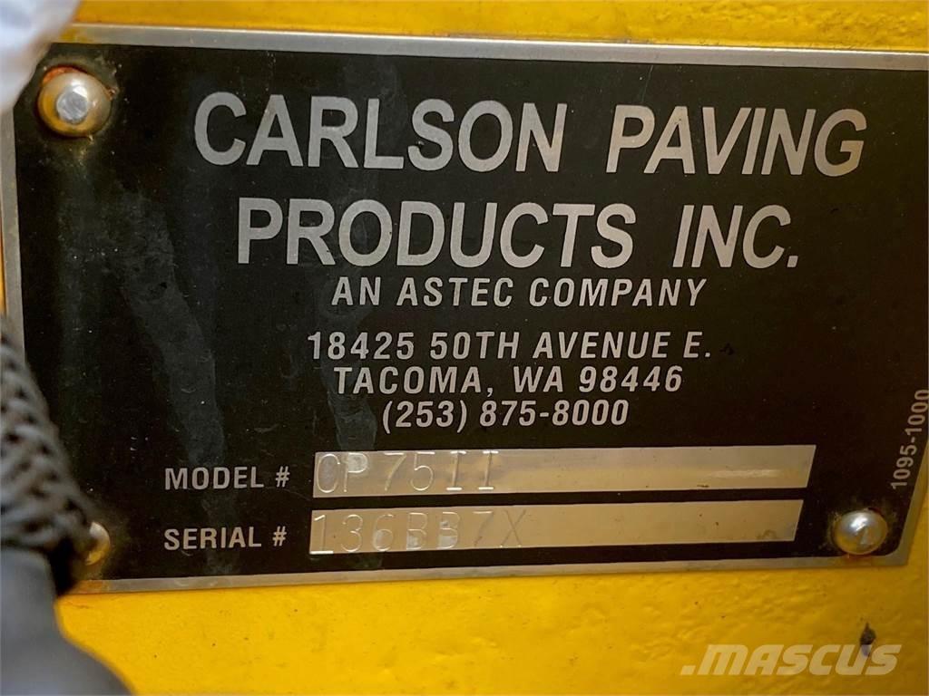 Carlson CP75 II Επίστρωση ασφάλτου